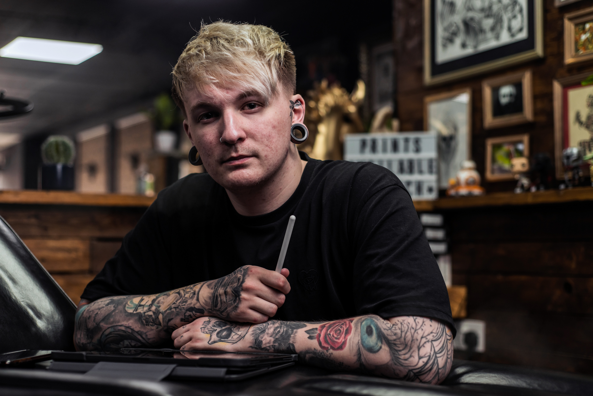 Tattoo Artist Portrait Photography Kettering Dunstable