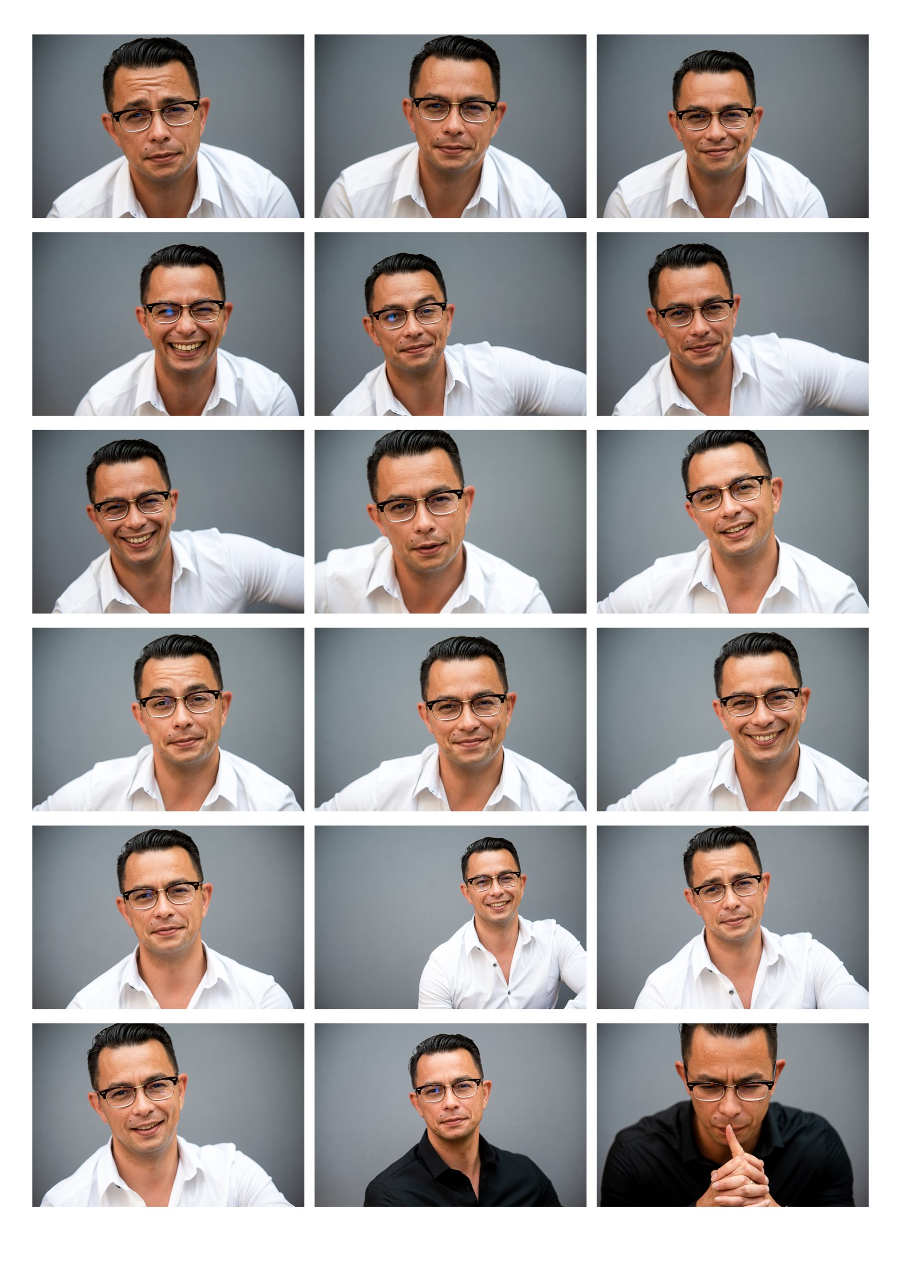 how many images from a headshot session