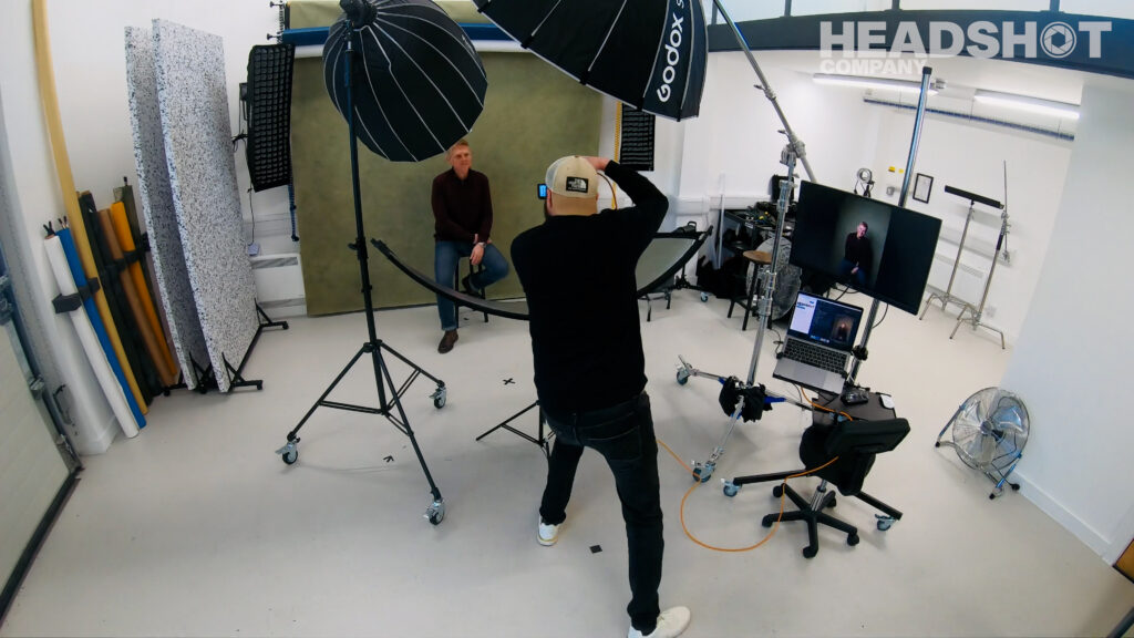 The Headshot Studio Behind The Scenes