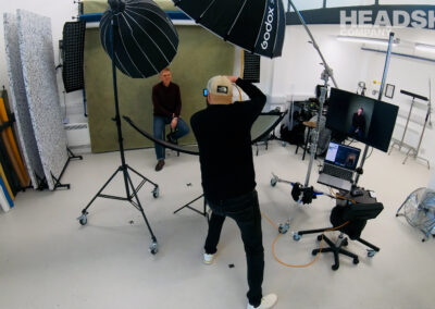 The Headshot Studio Behind The Scenes