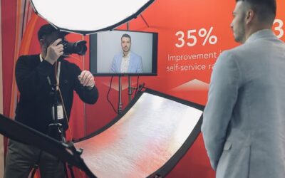 Expo Headshot Booth For Uniphore at ExCel London