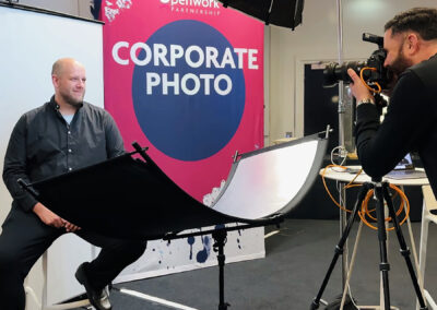 Corporate Event Headshot Booth