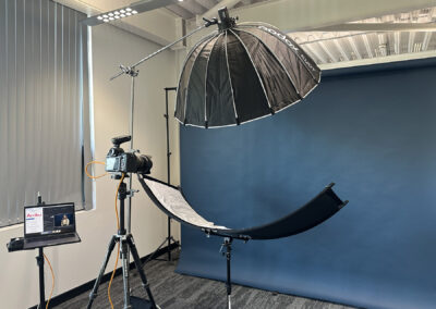 Staff Headshot Lighting Set Up