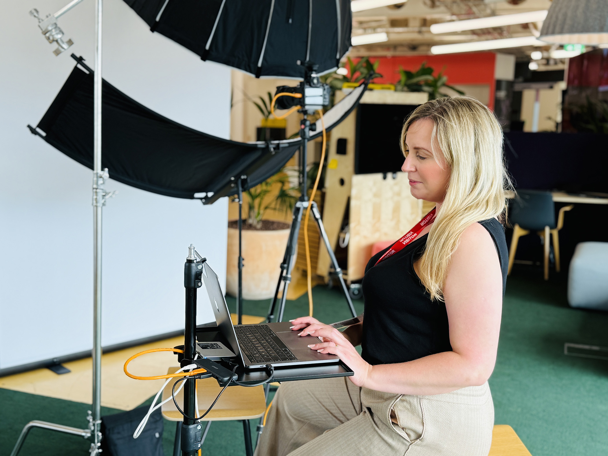 Behind the scenes on our shoot with UKTV