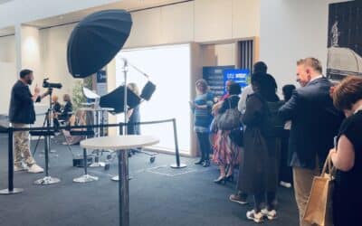 Live Event Headshot Lounge at NHS ConfedExpo