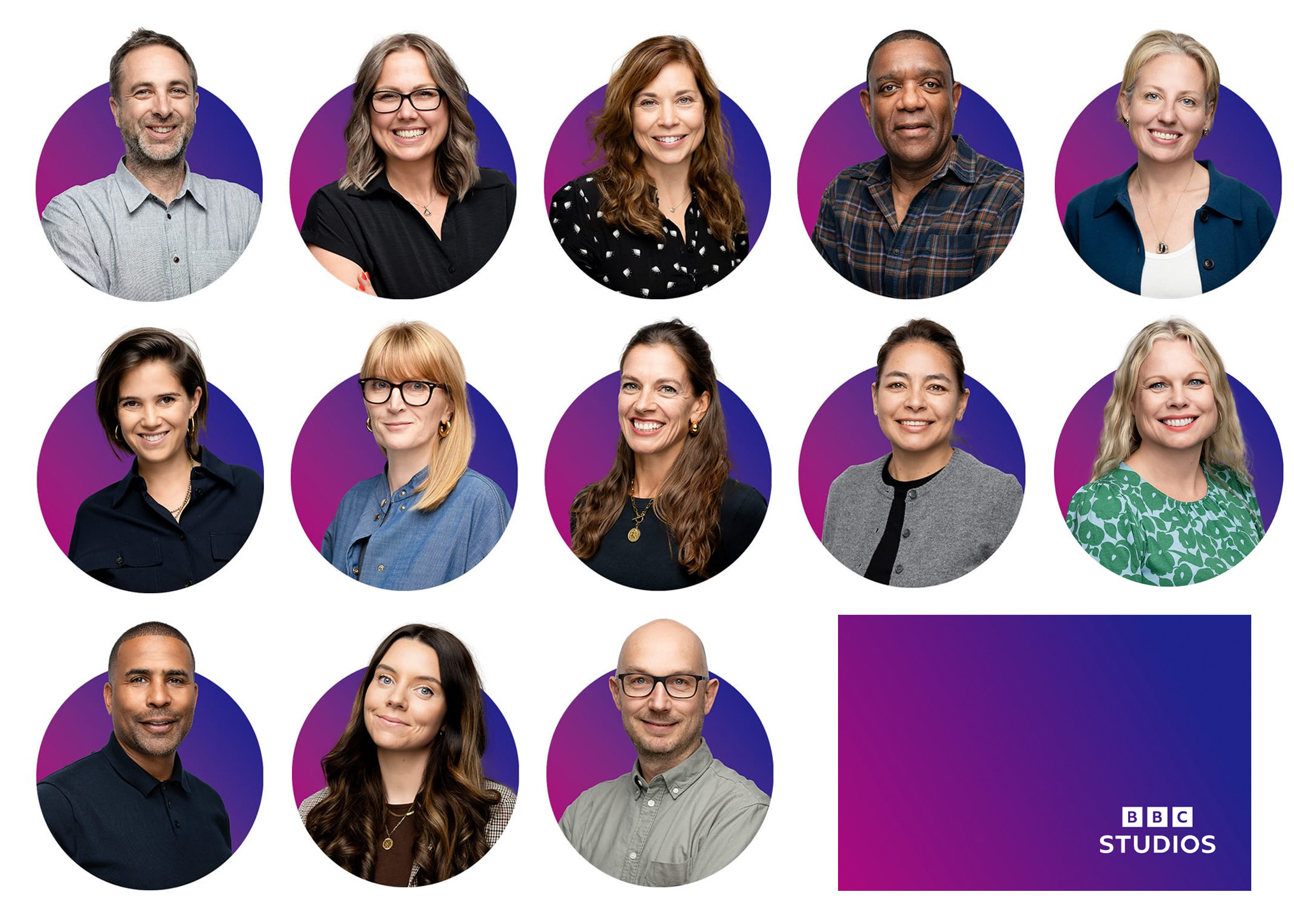 Staff Headshots for BBC Studios